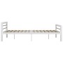 Schwarz-weißes Metallbettgestell 180x200 cm von vidaXL, Betten und Lattenroste - Ref: Foro24-284549, Preis: 180,71 €, Rabatt: %