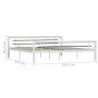 Estructura de cama de metal blanco y negro 180x200 cm de vidaXL, Camas y somieres - Ref: Foro24-284549, Precio: 181,11 €, Des...