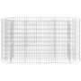 Arriate de gaviones de hierro galvanizado 190x50x100 cm