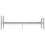 Estructura de cama de metal gris y blanco 100x200 cm de vidaXL, Camas y somieres - Ref: Foro24-284557, Precio: 108,77 €, Desc...