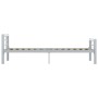 Grau-weißes Metallbettgestell 100x200 cm von vidaXL, Betten und Lattenroste - Ref: Foro24-284557, Preis: 108,63 €, Rabatt: %