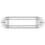 Arriate de gaviones de hierro galvanizado 190x50x100 cm
