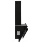 Campana extractora acero inoxidable vidrio templado negro 60 cm de vidaXL, Extractores - Ref: Foro24-51662, Precio: 187,21 €,...