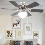 Ceiling fan adorned with lamp 82 cm dark brown by vidaXL, Ceiling fans - Ref: Foro24-50537, Price: 111,25 €, Discount: %