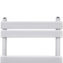 Gerader Badheizkörper 600 x 1200 mm von vidaXL, Heizkörper - Ref: Foro24-140867, Preis: 180,91 €, Rabatt: %