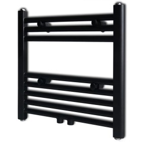 Schwarzer, gerader Badheizkörper 480x480 mm von vidaXL, Heizkörper - Ref: Foro24-141904, Preis: 60,66 €, Rabatt: %