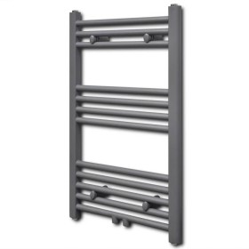 Straight gray bathroom towel radiator 500 x 764 mm by vidaXL, Radiators - Ref: Foro24-141889, Price: 82,32 €, Discount: %