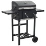 Charcoal barbecue with black bottom shelf by vidaXL, Barbecues - Ref: Foro24-44280, Price: 225,08 €, Discount: %
