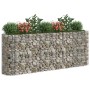 Arriate de gaviones de hierro galvanizado 260x50x100 cm