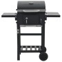 Charcoal barbecue with black bottom shelf by vidaXL, Barbecues - Ref: Foro24-44280, Price: 225,08 €, Discount: %