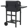 Charcoal barbecue with black bottom shelf by vidaXL, Barbecues - Ref: Foro24-44280, Price: 225,08 €, Discount: %