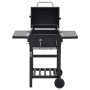 Charcoal barbecue with black bottom shelf by vidaXL, Barbecues - Ref: Foro24-44280, Price: 225,08 €, Discount: %