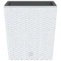 Pflanzgefäß mit herausnehmbarer Innenseite PP Rattan weiß 21/32 L von vidaXL, Töpfe und Pflanzgefäße - Ref: Foro24-364680, Pr...