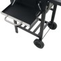 Charcoal barbecue with black bottom shelf by vidaXL, Barbecues - Ref: Foro24-44280, Price: 225,08 €, Discount: %