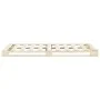 Solid pine wood pallet bed frame 180x200 cm by vidaXL, Beds and slatted bases - Ref: Foro24-285239, Price: 145,79 €, Discount: %