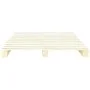 Solid pine wood pallet bed frame 180x200 cm by vidaXL, Beds and slatted bases - Ref: Foro24-285239, Price: 145,79 €, Discount: %