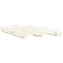 Solid pine wood pallet bed frame 180x200 cm by vidaXL, Beds and slatted bases - Ref: Foro24-285239, Price: 145,79 €, Discount: %