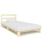 Estructura de cama de palés madera maciza de pino 90x200 cm de vidaXL, Camas y somieres - Ref: Foro24-285241, Precio: 103,59 ...