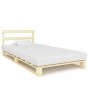 Solid pine wood pallet bed frame 90x200 cm by vidaXL, Beds and slatted bases - Ref: Foro24-285241, Price: 103,41 €, Discount: %