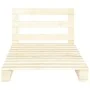 Estructura de cama de palés madera maciza de pino 90x200 cm de vidaXL, Camas y somieres - Ref: Foro24-285241, Precio: 103,59 ...