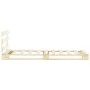 Estructura de cama de palés madera maciza de pino 90x200 cm de vidaXL, Camas y somieres - Ref: Foro24-285241, Precio: 103,59 ...