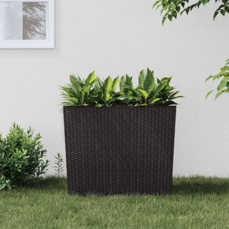 Planter with removable interior PP rattan brown 12/44 L by vidaXL, Pots and planters - Ref: Foro24-364688, Price: 40,78 €, Di...