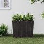Planter with removable interior PP rattan brown 12/44 L by vidaXL, Pots and planters - Ref: Foro24-364688, Price: 54,97 €, Di...