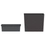 Planter with removable interior PP rattan brown 12/44 L by vidaXL, Pots and planters - Ref: Foro24-364688, Price: 54,97 €, Di...