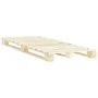 Solid pine wood pallet bed frame 120x200 cm by vidaXL, Beds and slatted bases - Ref: Foro24-285236, Price: 129,06 €, Discount: %