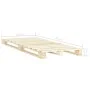 Solid pine wood pallet bed frame 120x200 cm by vidaXL, Beds and slatted bases - Ref: Foro24-285236, Price: 129,06 €, Discount: %