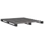 Pallet bed frame solid gray pine wood 160x200 cm by vidaXL, Beds and slatted bases - Ref: Foro24-285252, Price: 158,49 €, Dis...