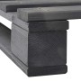 Pallet bed frame solid gray pine wood 160x200 cm by vidaXL, Beds and slatted bases - Ref: Foro24-285252, Price: 158,49 €, Dis...