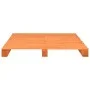 Estructura de cama de palés madera maciza pino marrón 200x200cm de vidaXL, Camas y somieres - Ref: Foro24-285268, Precio: 159...