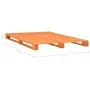 Estructura de cama de palés madera maciza pino marrón 200x200cm de vidaXL, Camas y somieres - Ref: Foro24-285268, Precio: 159...