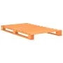 Estructura de cama de palets madera maciza pino marrón 90x200cm de vidaXL, Camas y somieres - Ref: Foro24-285262, Precio: 105...
