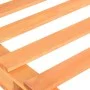 Estructura de cama de palets madera maciza pino marrón 90x200cm de vidaXL, Camas y somieres - Ref: Foro24-285262, Precio: 105...