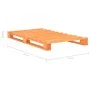 Solid pine wood pallet bed frame brown 100x200cm by vidaXL, Beds and slatted bases - Ref: Foro24-285263, Price: 93,32 €, Disc...