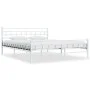 Bettgestell aus weißem Metall, 140 x 200 cm von vidaXL, Betten und Lattenroste - Ref: Foro24-285298, Preis: 117,72 €, Rabatt: %
