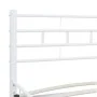 Bettgestell aus weißem Metall, 140 x 200 cm von vidaXL, Betten und Lattenroste - Ref: Foro24-285298, Preis: 117,72 €, Rabatt: %