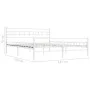 Bettgestell aus weißem Metall, 140 x 200 cm von vidaXL, Betten und Lattenroste - Ref: Foro24-285298, Preis: 117,72 €, Rabatt: %