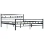 Estructura de cama de acero negro 160x200 cm de vidaXL, Camas y somieres - Ref: Foro24-285279, Precio: 125,91 €, Descuento: %