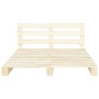Solid pine wood pallet bed frame 160x200 cm by vidaXL, Beds and slatted bases - Ref: Foro24-285245, Price: 164,33 €, Discount: %