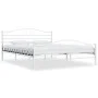 Bettgestell aus weißem Metall, 160 x 200 cm von vidaXL, Betten und Lattenroste - Ref: Foro24-285304, Preis: 158,22 €, Rabatt: %