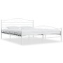 Bettgestell aus weißem Metall, 160 x 200 cm von vidaXL, Betten und Lattenroste - Ref: Foro24-285304, Preis: 159,88 €, Rabatt: %