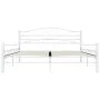 Bettgestell aus weißem Metall, 160 x 200 cm von vidaXL, Betten und Lattenroste - Ref: Foro24-285304, Preis: 158,22 €, Rabatt: %