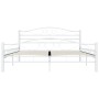 Bettgestell aus weißem Metall, 160 x 200 cm von vidaXL, Betten und Lattenroste - Ref: Foro24-285304, Preis: 159,88 €, Rabatt: %