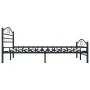 Bettrahmen aus schwarzem Stahl, 200 x 200 cm von vidaXL, Betten und Lattenroste - Ref: Foro24-285291, Preis: 162,25 €, Rabatt: %