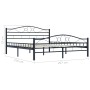 Black steel bed frame 200x200 cm by vidaXL, Beds and slatted bases - Ref: Foro24-285291, Price: 165,30 €, Discount: %