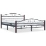 Black metal bed frame 160x200 cm by vidaXL, Beds and slatted bases - Ref: Foro24-285294, Price: 158,18 €, Discount: %