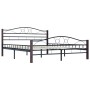 Black metal bed frame 160x200 cm by vidaXL, Beds and slatted bases - Ref: Foro24-285294, Price: 158,18 €, Discount: %